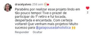 Depoimento de hóspede: participei do 1º retiro e fui tocada, despertada e encantada